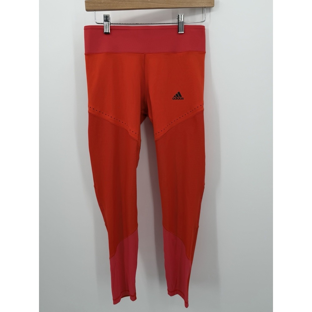 Adidas Womens Medium Drop Climalite Running Sports Long Leggings